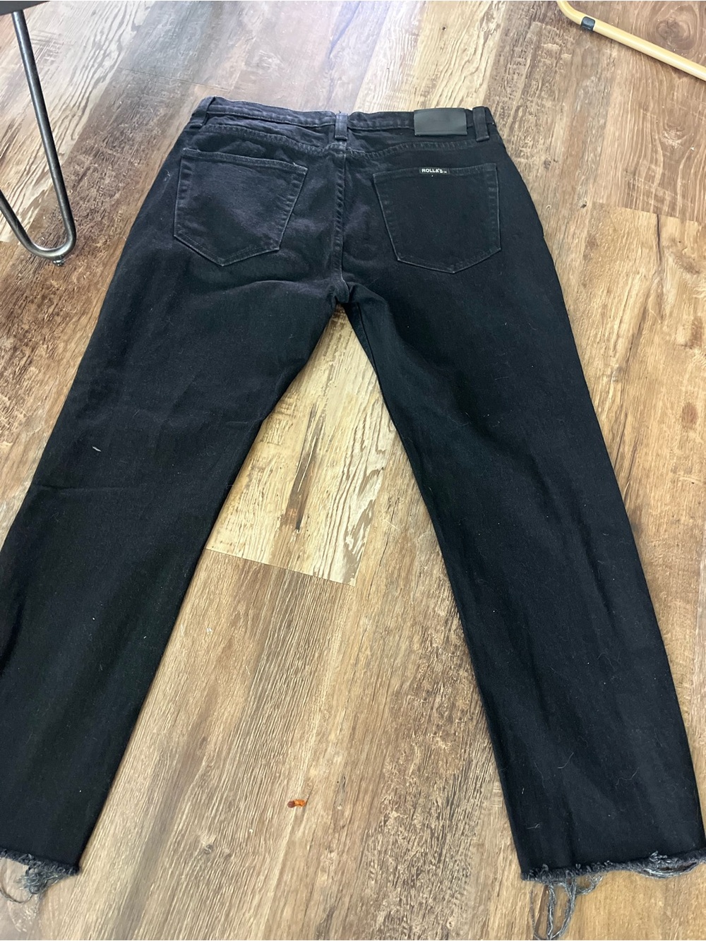 ROLLA'S Black Slim Straight Men's Jeans